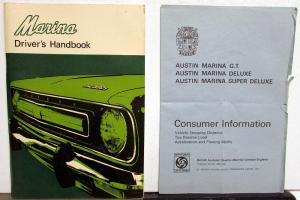 1973 Austin Marina Drivers Handbook Owners Manual with Insert