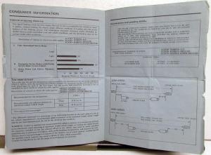 1973 Austin Marina Drivers Handbook Owners Manual with Insert