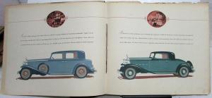 1932 Cadillac La Salle V-8 Color Prestige Dealer Sales Brochure Catalog Original