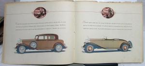 1932 Cadillac La Salle V-8 Color Prestige Dealer Sales Brochure Catalog Original