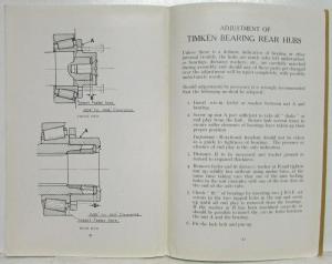 1931 Daimler Model CH 6 Bus and Coach Chassis Instruction Book