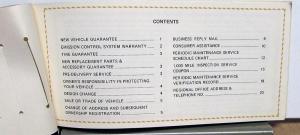 1976 Datsun Guarantee and Service Booklet