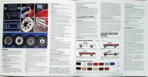 1984 Ford F Series Pickup Truck Super Crew Chassis Cab Sales Brochure Oversized