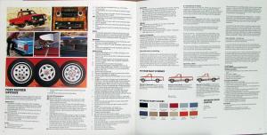 1984 Ford Ranger Pickup Truck Chassis Cab Sales Brochure Oversized Original