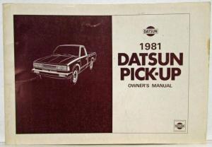 1981 Datsun Pickup Owners Manual