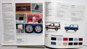 1985 Ford Bronco II XLT XLS Eddie Bauer Truck Sales Brochure Oversized Original