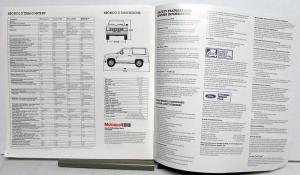 1985 Ford Bronco II XLT XLS Eddie Bauer Truck Sales Brochure Oversized Original