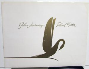 1949 Packard Golden Anniversary Custom Prestige Color Sales Brochure W/Envelope