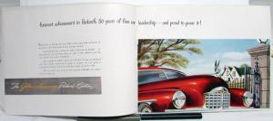 1949 Packard Golden Anniversary Custom Prestige Color Sales Brochure W/Envelope