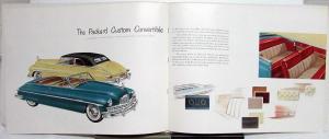 1949 Packard Golden Anniversary Custom Prestige Color Sales Brochure W/Envelope