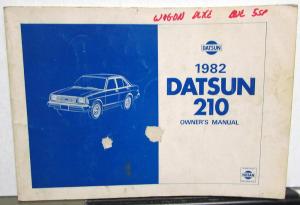 1982 Datsun 210 Owners Manual