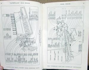 1951 Caterpillar D318 Engine Parts Catalog Serial # 5V5001 And up