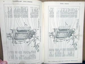 1955 1956  Caterpillar D318 Engine Parts Catalog Serial # 5V5004 And up