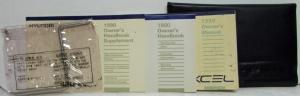 1990 Hyundai Excel Owners Manual and Handbook and Supplement & Wrench