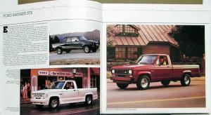 1988 Ford Ranger Pickup Truck STX XLT S Reg & Super Cab Sales Brochure Oversized