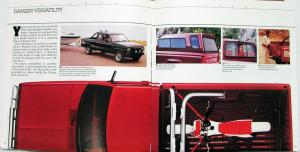 1988 Ford Ranger Pickup Truck STX XLT S Reg & Super Cab Sales Brochure Oversized