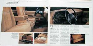 1989 Ford Bronco Eddie Bauer XLT Custom Color Sales Brochure Oversized Orig