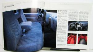 1989 Ford Pickup Truck Crew XLT XL Lariat F Series Sales Brochure Oversized Orig