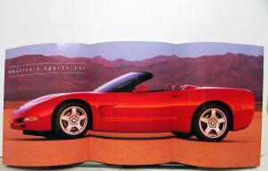 1998 Chevrolet Corvette Dealer Sales Brochure Folder Americas Sports Car