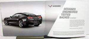 2014 Chevrolet Corvette Dealer Accessories Sales Brochure Catalog