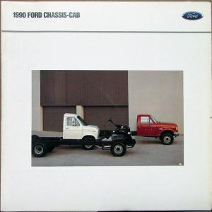 1990 Ford Chassis Cab Truck E Series Cutaway Stripped Sale Brochure Oversized