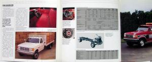 1990 Ford Chassis Cab Truck E Series Cutaway Stripped Sale Brochure Oversized