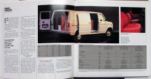 1990 Ford Econoline Aerostar Van Wagon Sales Brochure Oversized Original