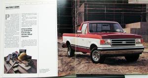 1990 Ford F-Series Pickup Trucks Sales Brochure Oversized Original