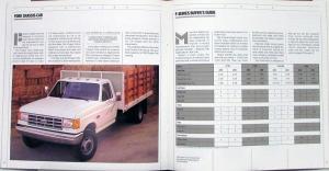 1990 Ford F-Series Pickup Trucks Sales Brochure Oversized Original