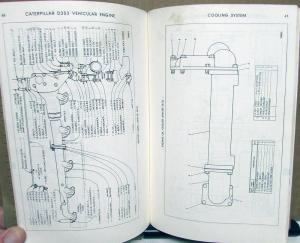 1974 1975 Caterpillar D353 Vehicular Engine Parts Book Serial Numbers 97U3095