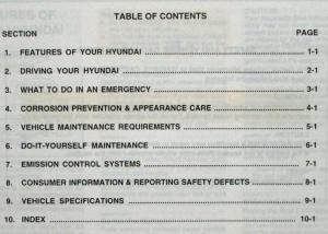 2003 Hyundai Elantra Owners Manual