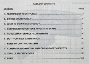 2004 Hyundai Accent Owners Manual