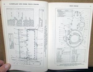 1975 Caterpillar 1693 Diesel Truck Engine Parts Book 65B11051-Up
