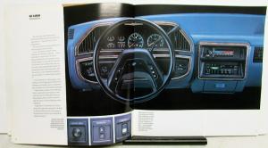 1991 Ford F Series Pickup Truck Custom SL XLT Lariat Sales Brochure Oversized