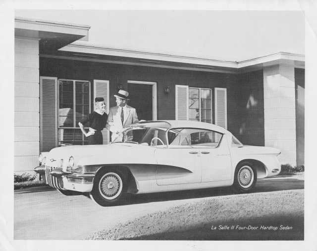 1955 Cadillac La Salle II Four-Door Hardtop Sedan Concept Press Image