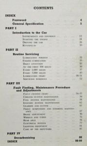 1957 Ford Zodiac Instruction Book Owners Manual