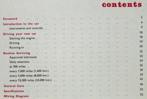 1962 Ford Consul 315 Owners Handbook Manual