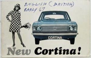 1967 Ford Cortina Owners Manual - British Version
