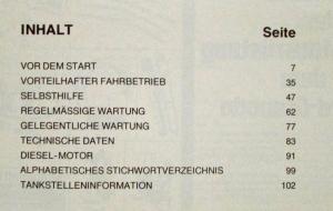 1980 Ford Granada Bedienungsanleitung - Owners Manual - German Text