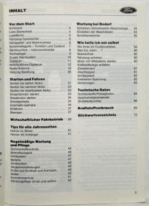 1984 Ford Bedienungsanleitung - Owners Manual - German Text