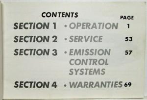 1974 Honda Civic Owners Manual