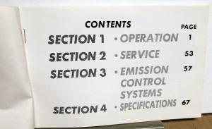 1977 Honda Civic Owners Manual