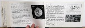 1977 Honda Civic Owners Manual