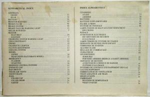 1976 Honda Civic Owners Manual - Canadian - English & French