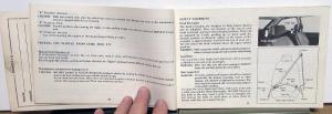 1978 Honda Accord CVCC Owners Manual Care & Operation Instructions