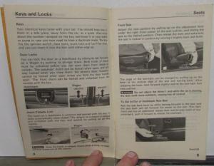 1980 Honda Civic Hatchback Owners Manual