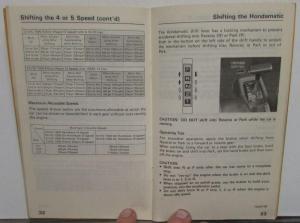 1980 Honda Civic Hatchback Owners Manual