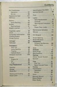 1985 Honda Accord Owners Manual