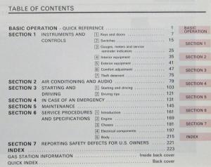 1994 Lexus ES 300 Owners Manual