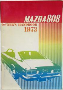 1973 Mazda 808 Owners Manual Handbook
